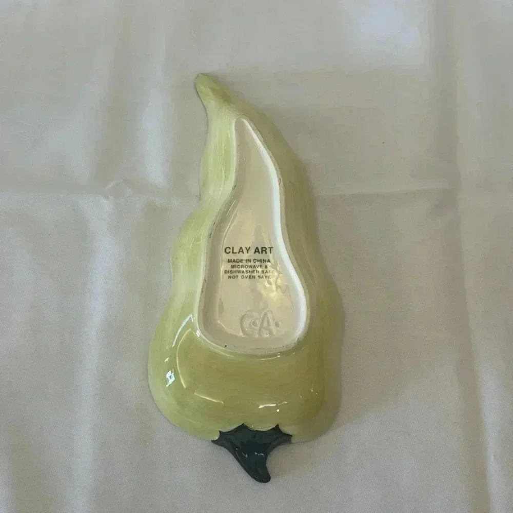 La Mesa Hot Chile Pepper Serving Dish Clay Art San Francisco CA MICROWAVE SAFE